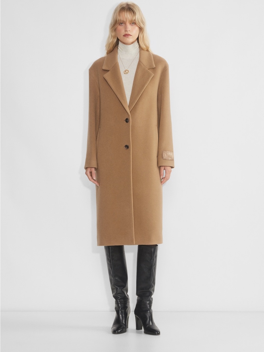 Aritzia The Only Coat - Wool Cashmere